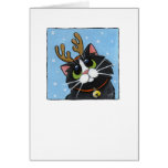 Rein-cat - Christmas Cat Card