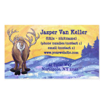 Reindeer Business Card