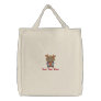 Reindeer Embroidered Bag