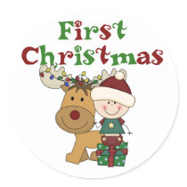 Reindeer First Christmas T-shirts and Gifts