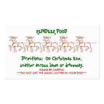 REINDEER FOOD - Customised 2