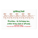 REINDEER FOOD - Customised 2 business cards