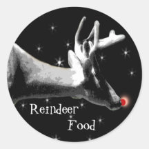 Reindeer, Food Sticker