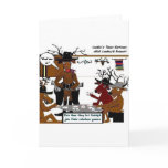 Reindeer Games Funny Christmas Gifts & Tees cards