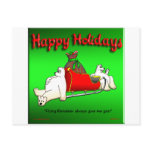 Reindeer give me gas! postcards