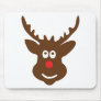 reindeer head antler mouse mat