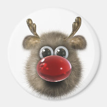 Reindeer Holiday Locker Magnets, Back to school