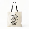 Reindeer Holiday Tote Bag