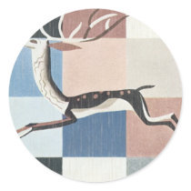 Reindeer on Colour Blocks