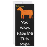 Reindeer Puppet Bokmark Template rack cards