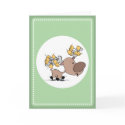 Reindeer Running With Jingle Bells cards