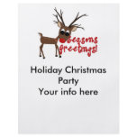 Reindeer Season's Greetings Flyer