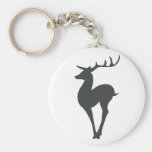 Reindeer Silhouette Key Chains
