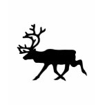 Reindeer Silhouette t-shirts