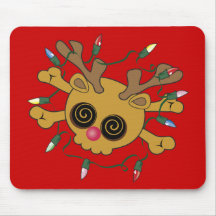 Reindeer Skull Mouse Mat
