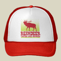 Reindeer Tastes Like Chicken hats