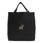 Reindeer with Bells embroidered bags