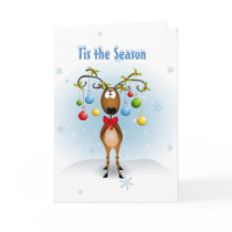 Reindeer with Ornaments Greeting Greeting Card