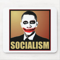 Reject Socialism Mouse Pads