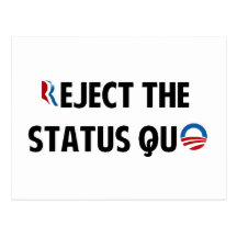 Reject the Status Quo Postcards