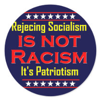 Rejecting Socialism, Round Stickers