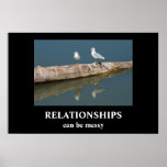 RELATIONSHIPS Demotivational Poster posters