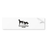 RELATIONSHIPS STINK bumper stickers