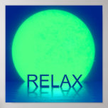 Relax Blue posters
