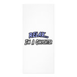 Relax, I'm a Carpenter Customised Rack Card