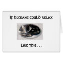 Relax Like A Cat cards