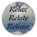 Relax, Relate, Release, stickers