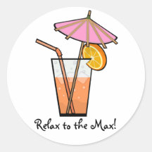 Relax To The Max! Sticker