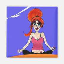 Relax yoga magnet