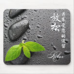 "Relax" Zen Rocks Mousepad