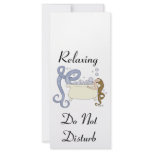 Relaxing Do Not Disturb Mermaid rack cards