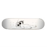 relaxing music polar bear skateboard deck