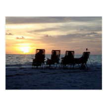 Relaxing on the island, watching the sun set post cards