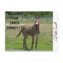 "RELEASE YOUR INNER DONKEY!"
