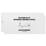Released Autonomic Nervous System Acetylcholine rack cards