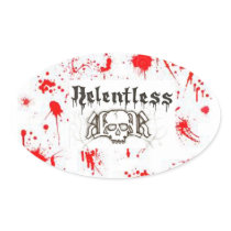 Relentless splatter sticker