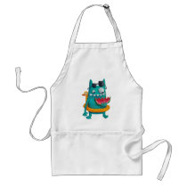 Relexed Summer Beach Monster aprons