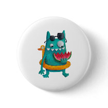 Relexed Summer Beach Monster buttons