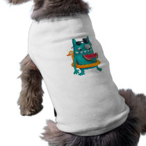 Relexed Summer Beach Monster pet clothing
