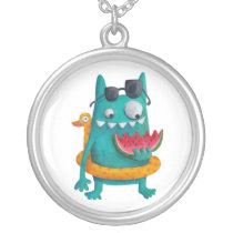 Relexed Summer Beach Monster necklaces