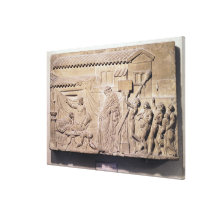 Relief depicting Dionysus at the home of Gallery Wrapped Canvas