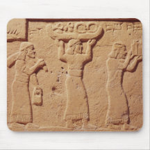 Relief depicting porters laden with gifts mousepads