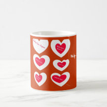 Relief for Japan Hearts Mug