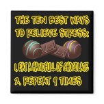 RELIEVE STRESS magnets