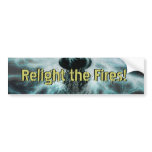 "Relight" Seth William Chatfield sticker Bumper Sticker