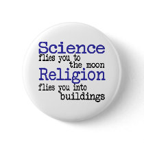 Religion and Science Pin